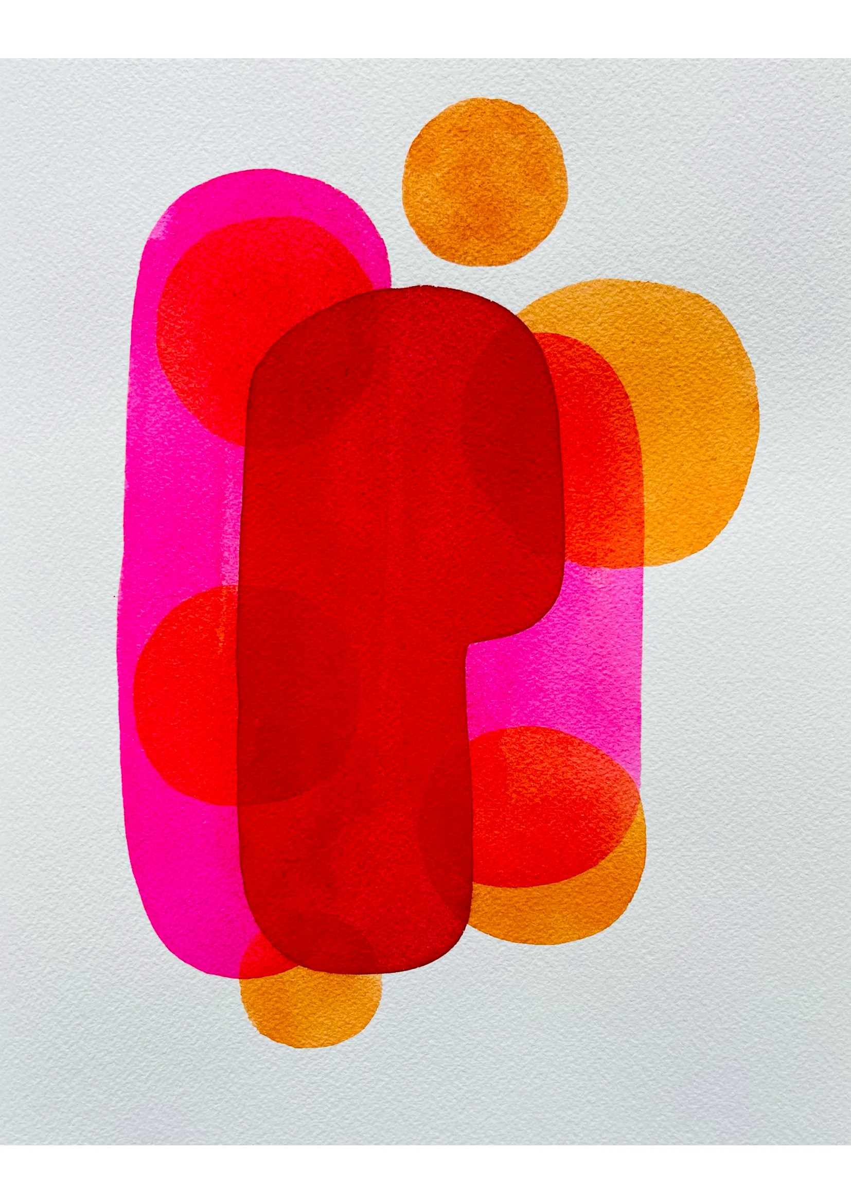 Le temps qui passe 11, 2025, aquarelle, 24×30 cm