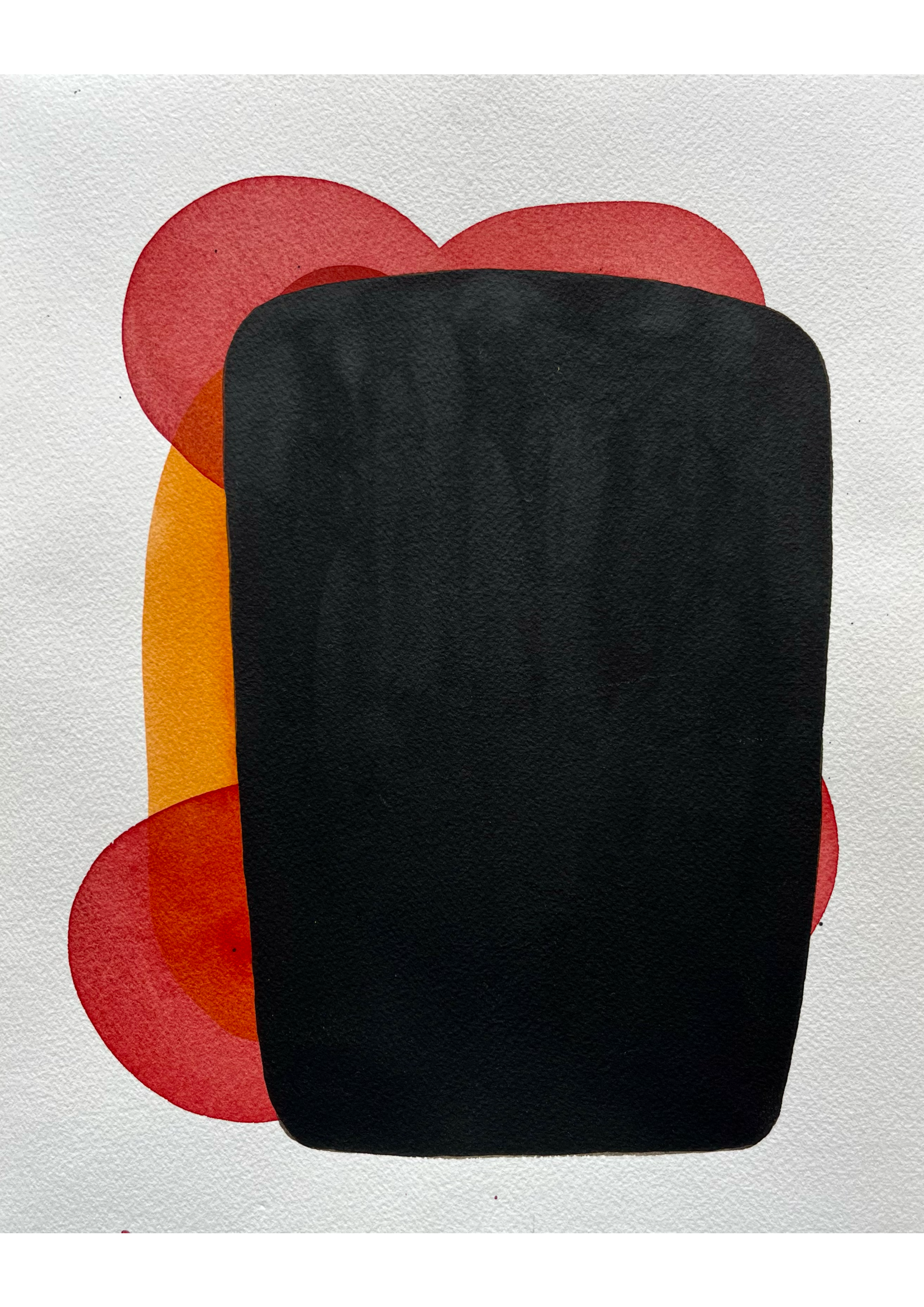 Le temps qui passe 03, 2025, aquarelle, 24×30 cm