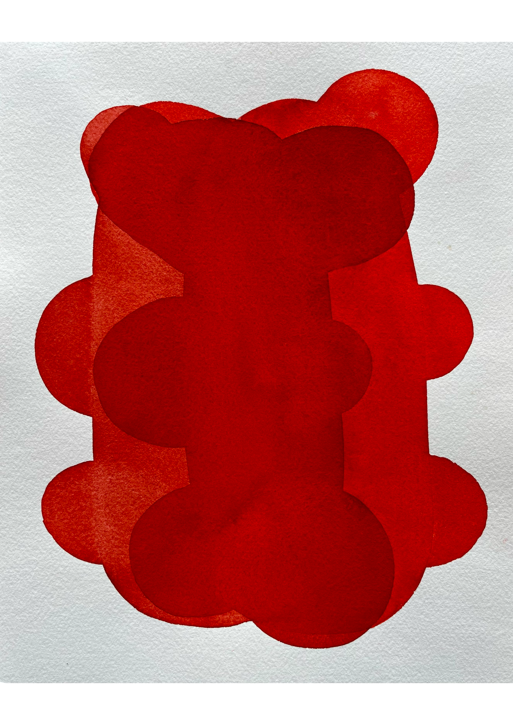 Le temps qui passe 04, 2025, aquarelle, 24×30 cm