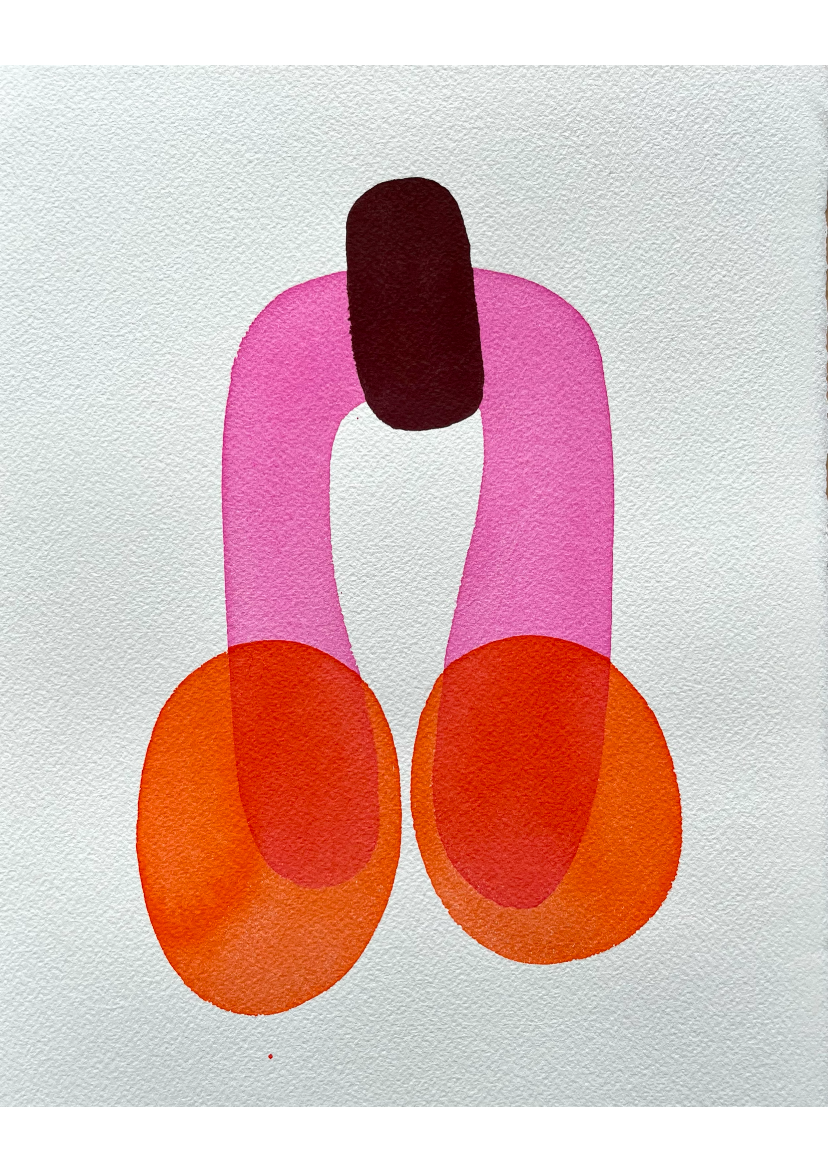 Le temps qui passe 07, 2025, aquarelle, 24×30 cm