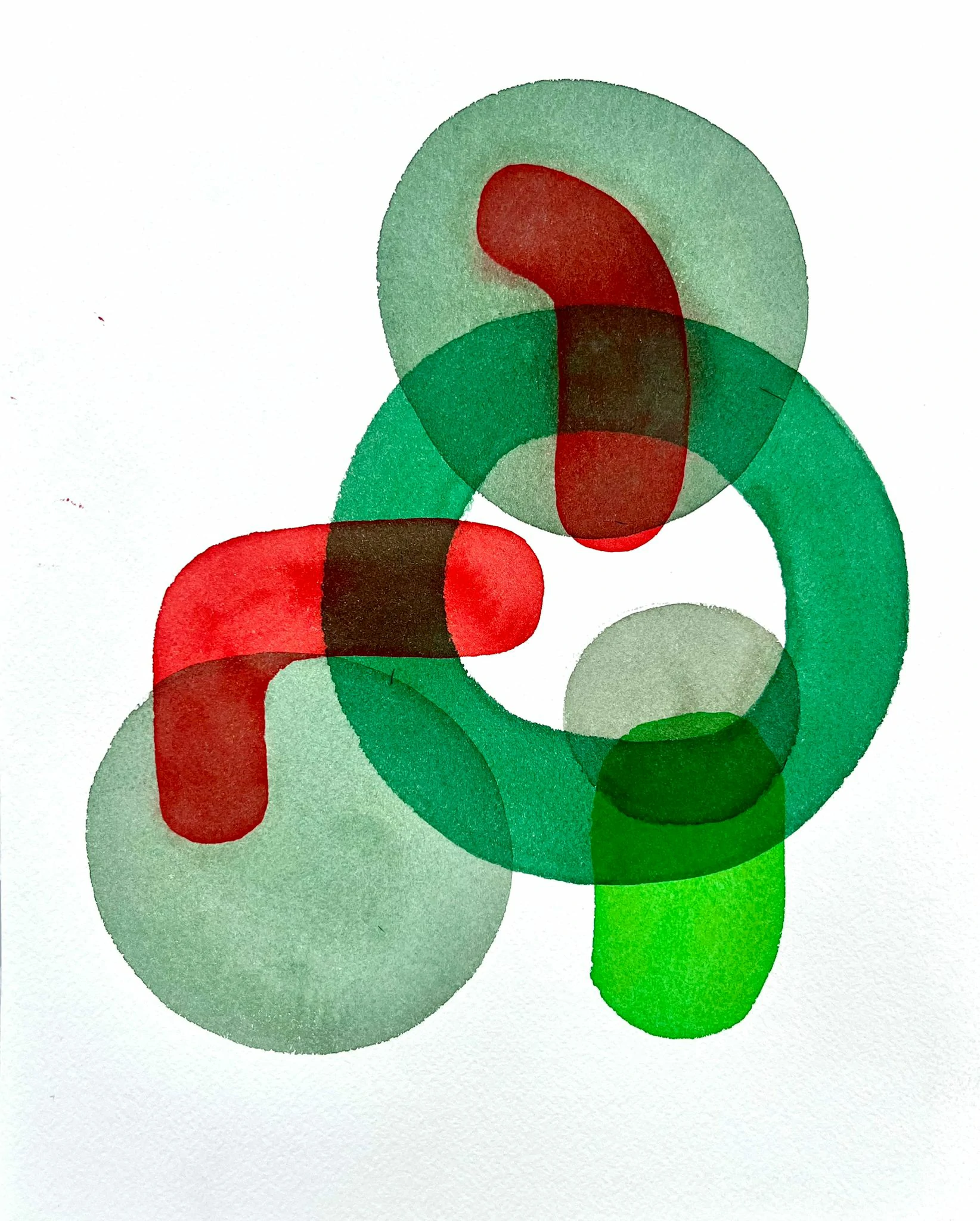 Le temps qui passe 15, Mai 2026, aquarelle, 24×30 cm