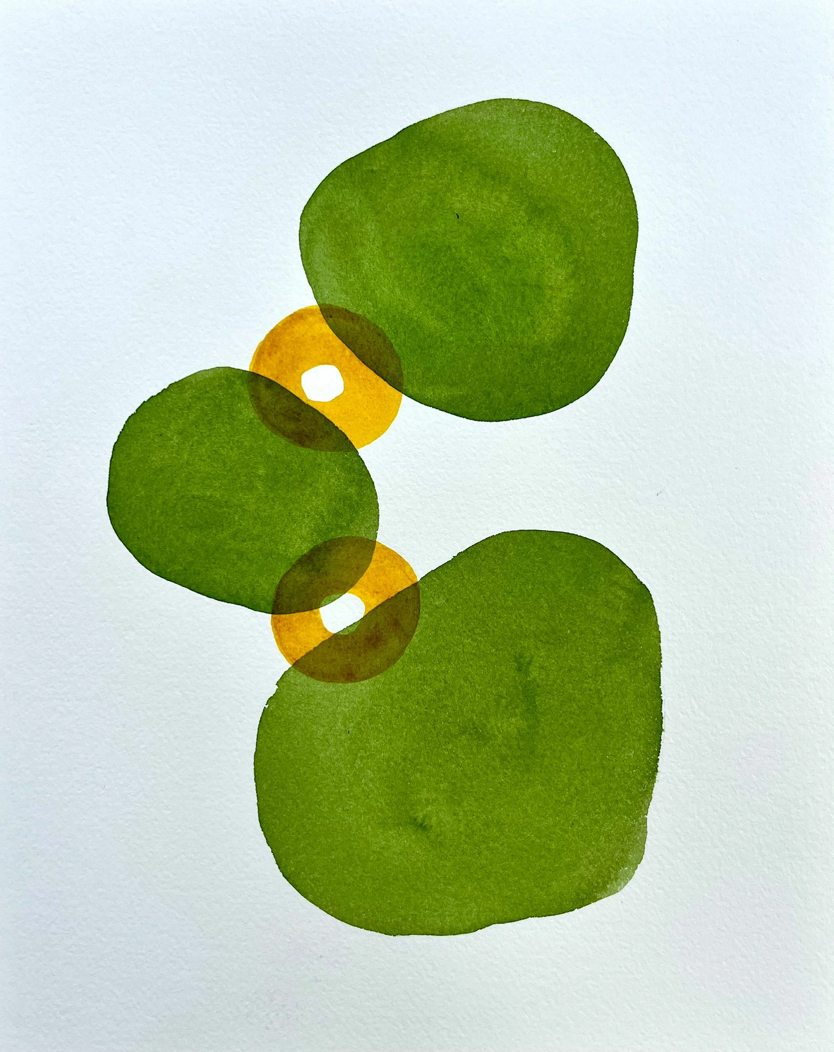 Le temps qui passe 17, Mai 2026, aquarelle, 24×30 cm