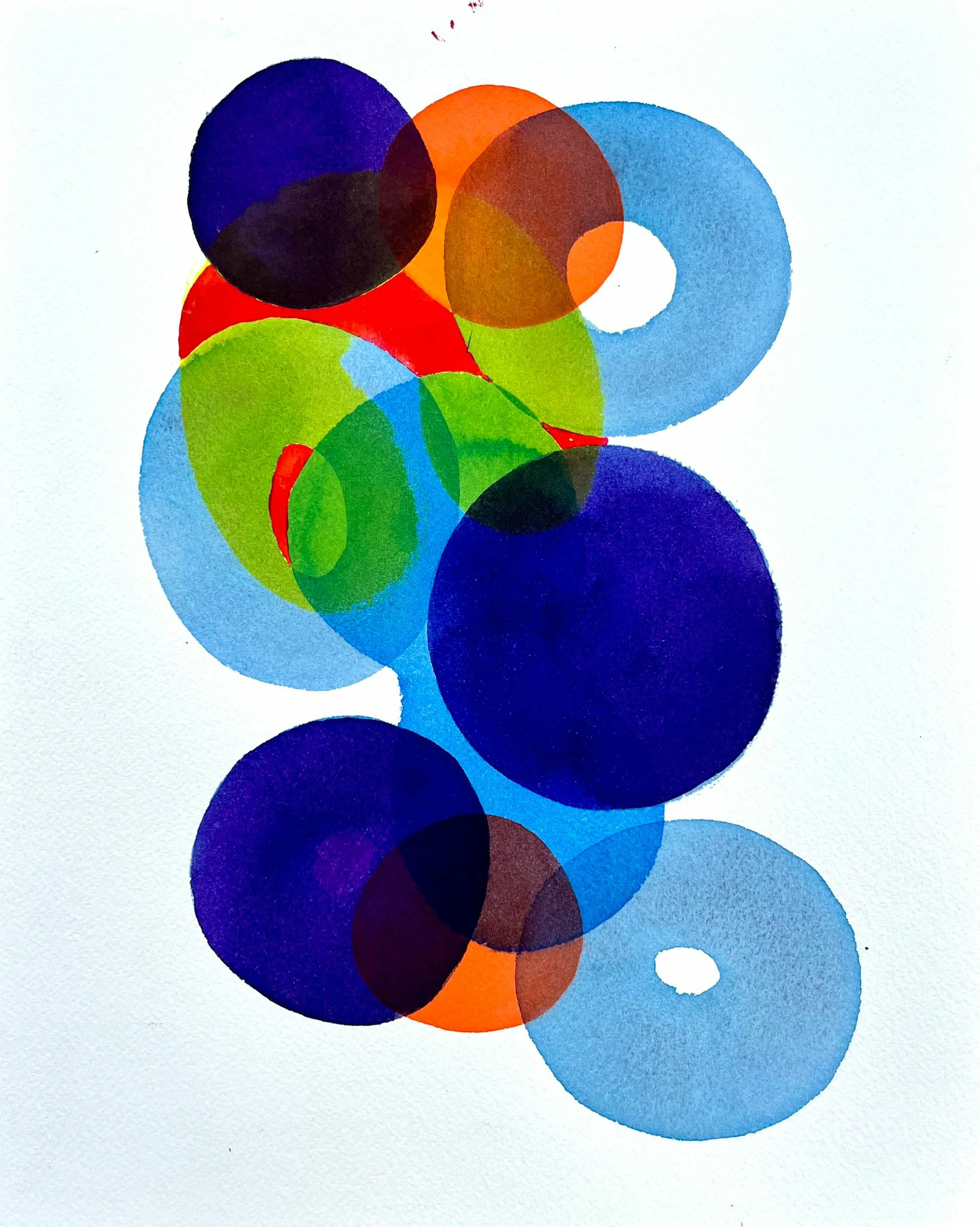 Le temps qui passe 19, Mai 2026, aquarelle, 24×30 cm