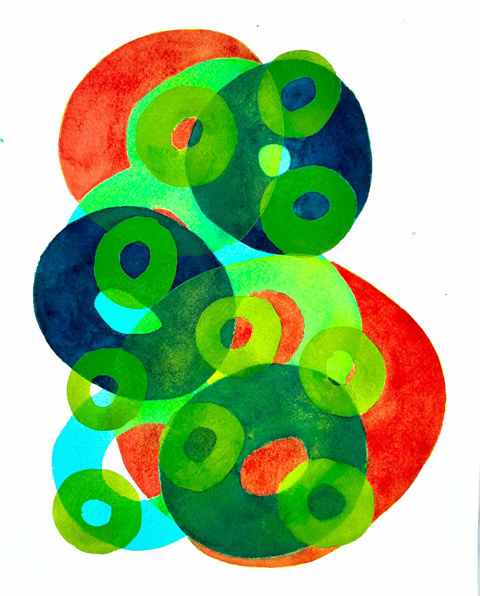 Le temps qui passe 24, Mai 2026, aquarelle, 24×30 cm