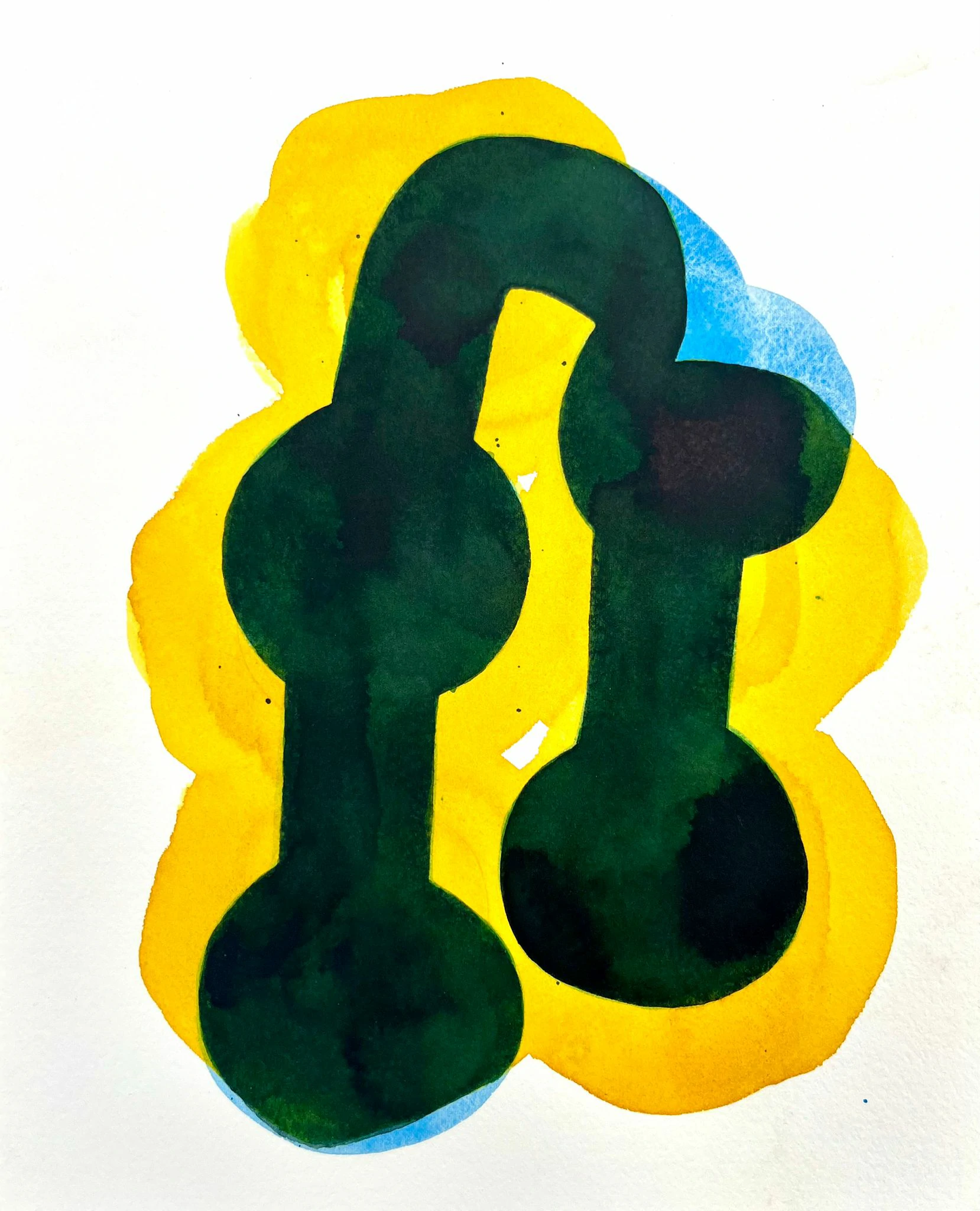 Le temps qui passe 27, Mai 2026, aquarelle, 24×30 cm