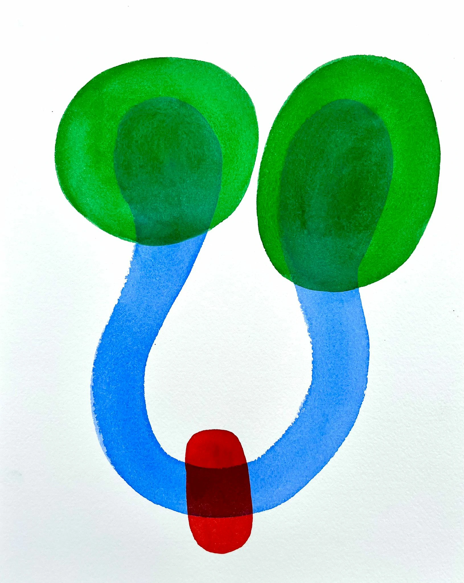 Le temps qui passe 29, Mai 2026, aquarelle, 24×30 cm