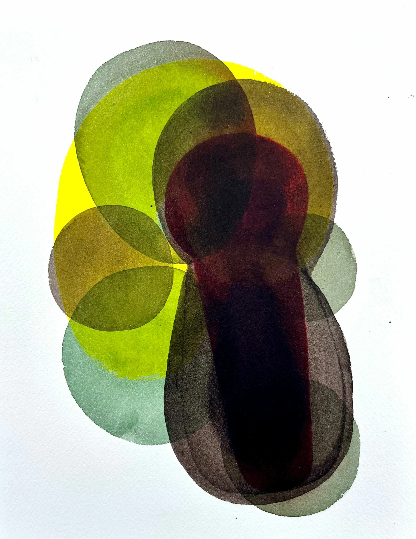 Le temps qui passe 32, Mai 2026, aquarelle, 24×30 cm