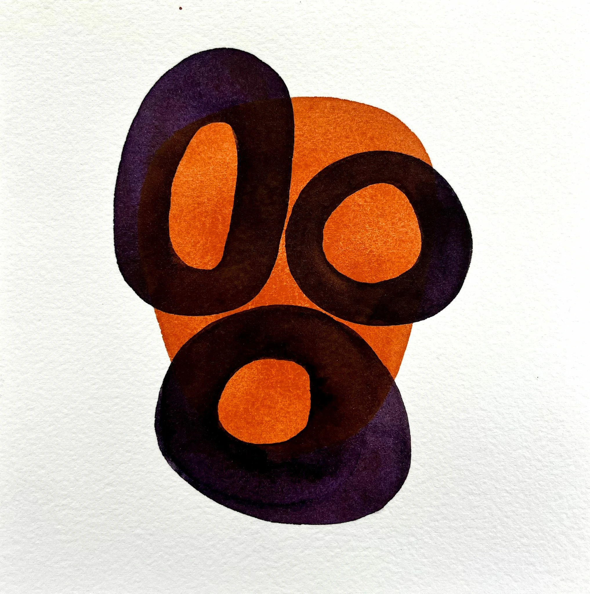Le temps qui passe 34, Mai 2026, aquarelle, 24×30 cm