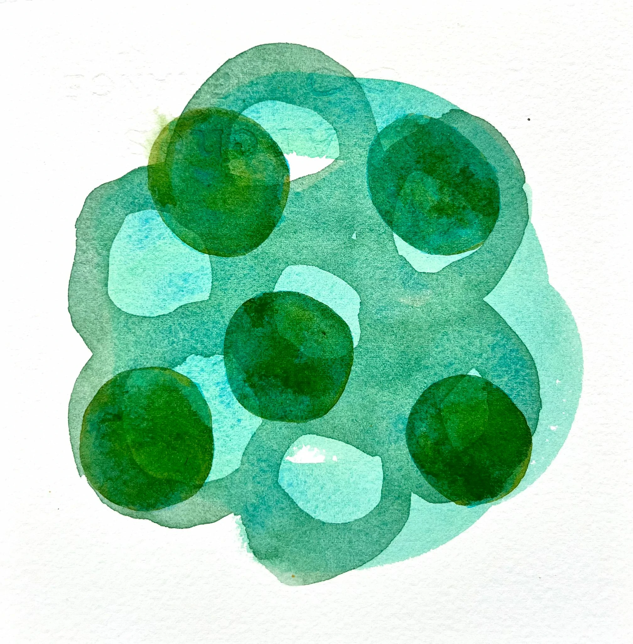 Le temps qui passe 44, Mai 2026, aquarelle, 24×30 cm