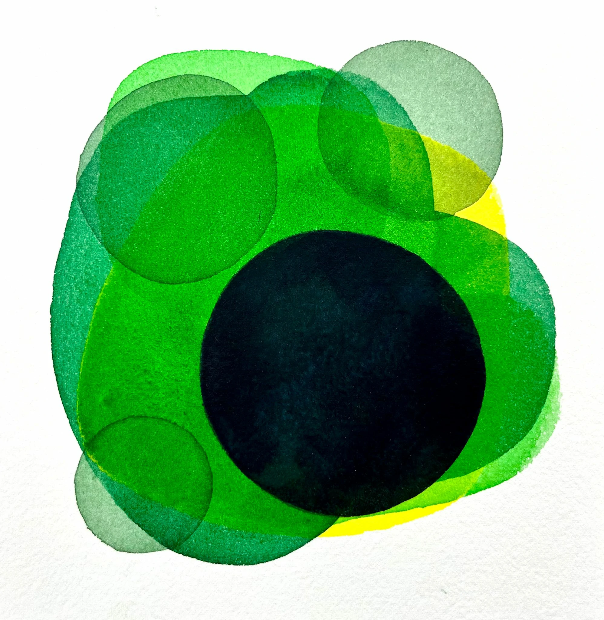 Le temps qui passe 46, Mai 2026, aquarelle, 24×30 cm