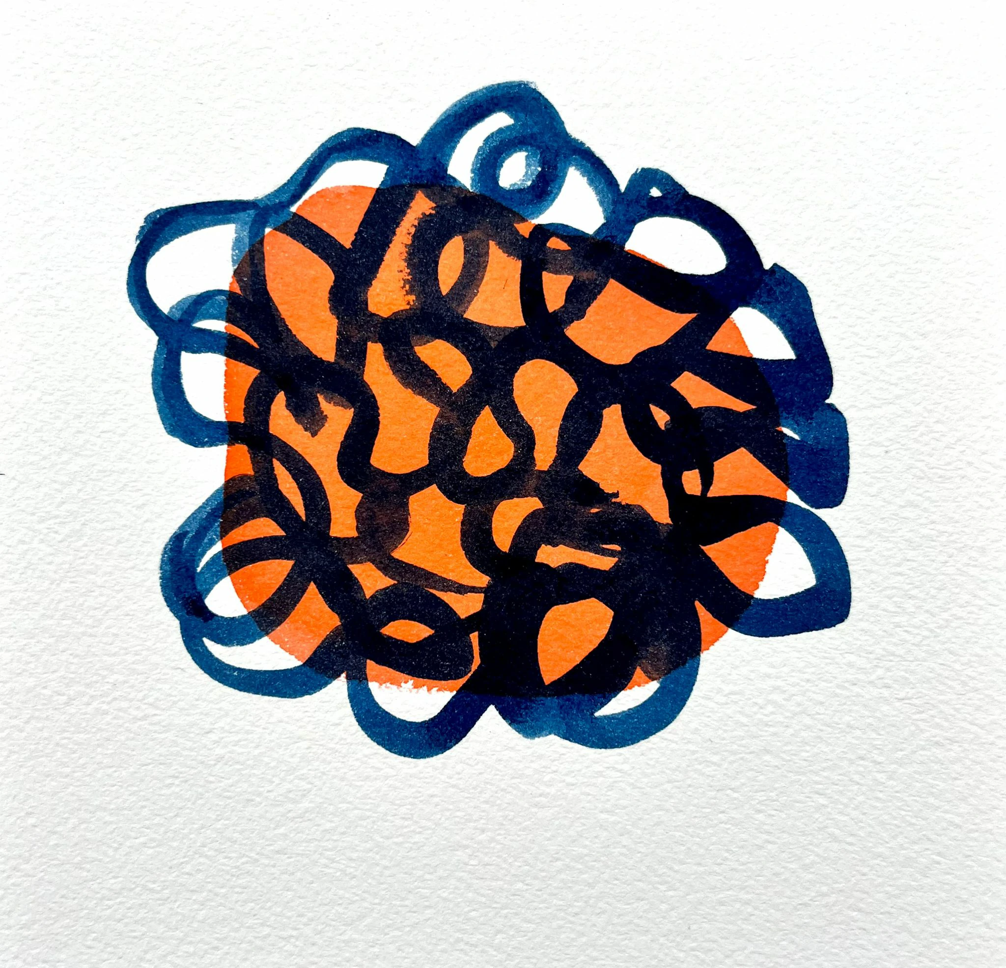 Le temps qui passe 47, Mai 2026, aquarelle, 24×30 cm