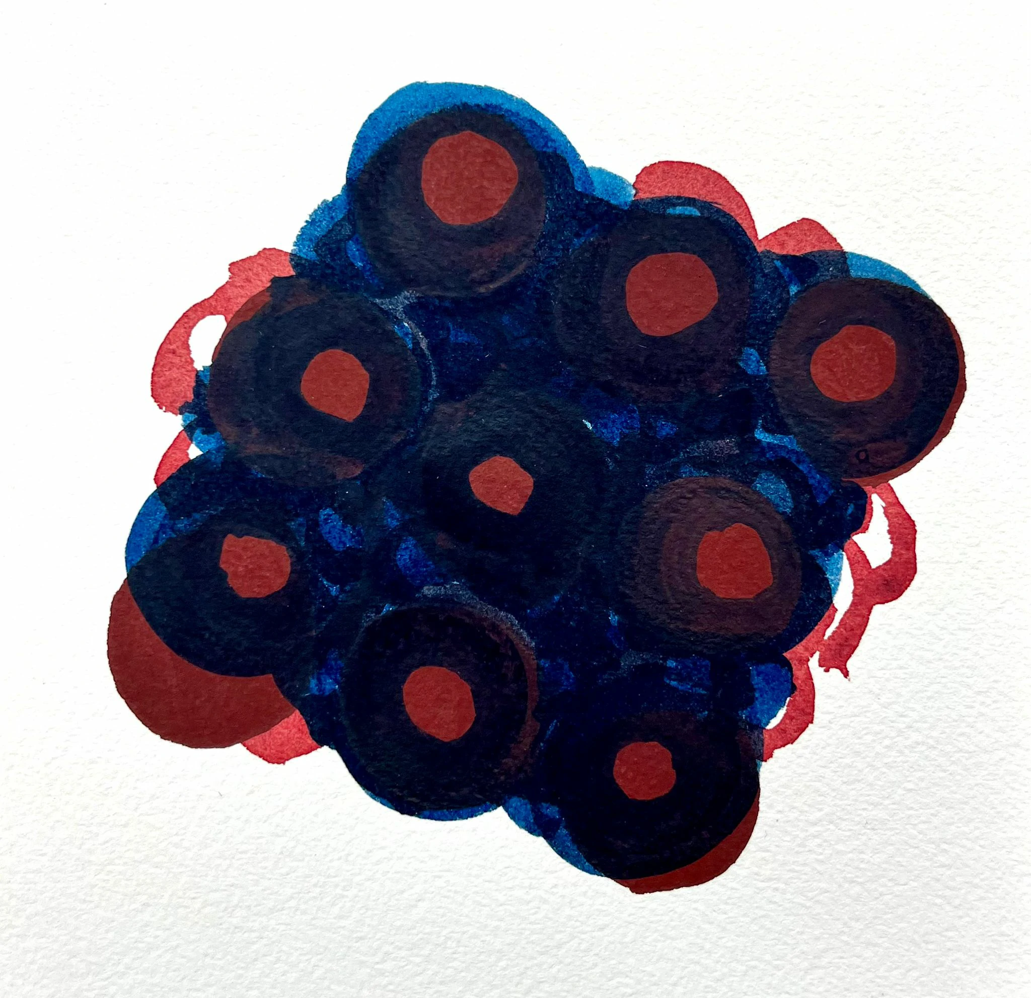 Le temps qui passe 49, Mai 2026, aquarelle, 24×30 cm