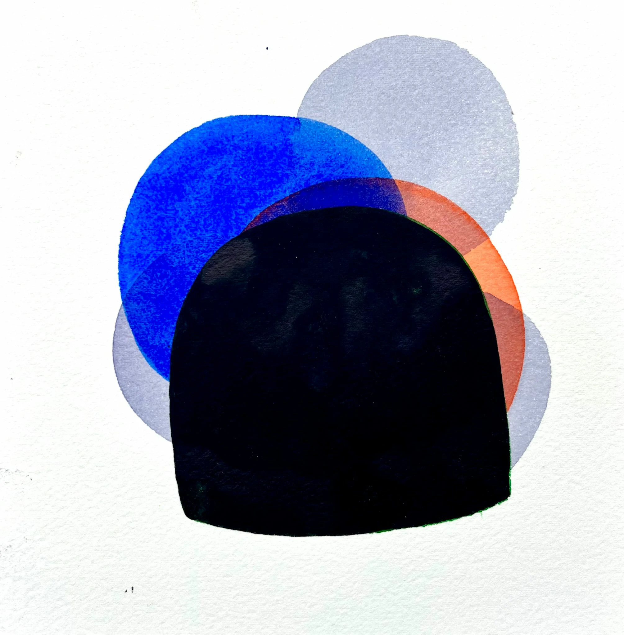 Le temps qui passe 51, Mai 2026, aquarelle, 24×30 cm