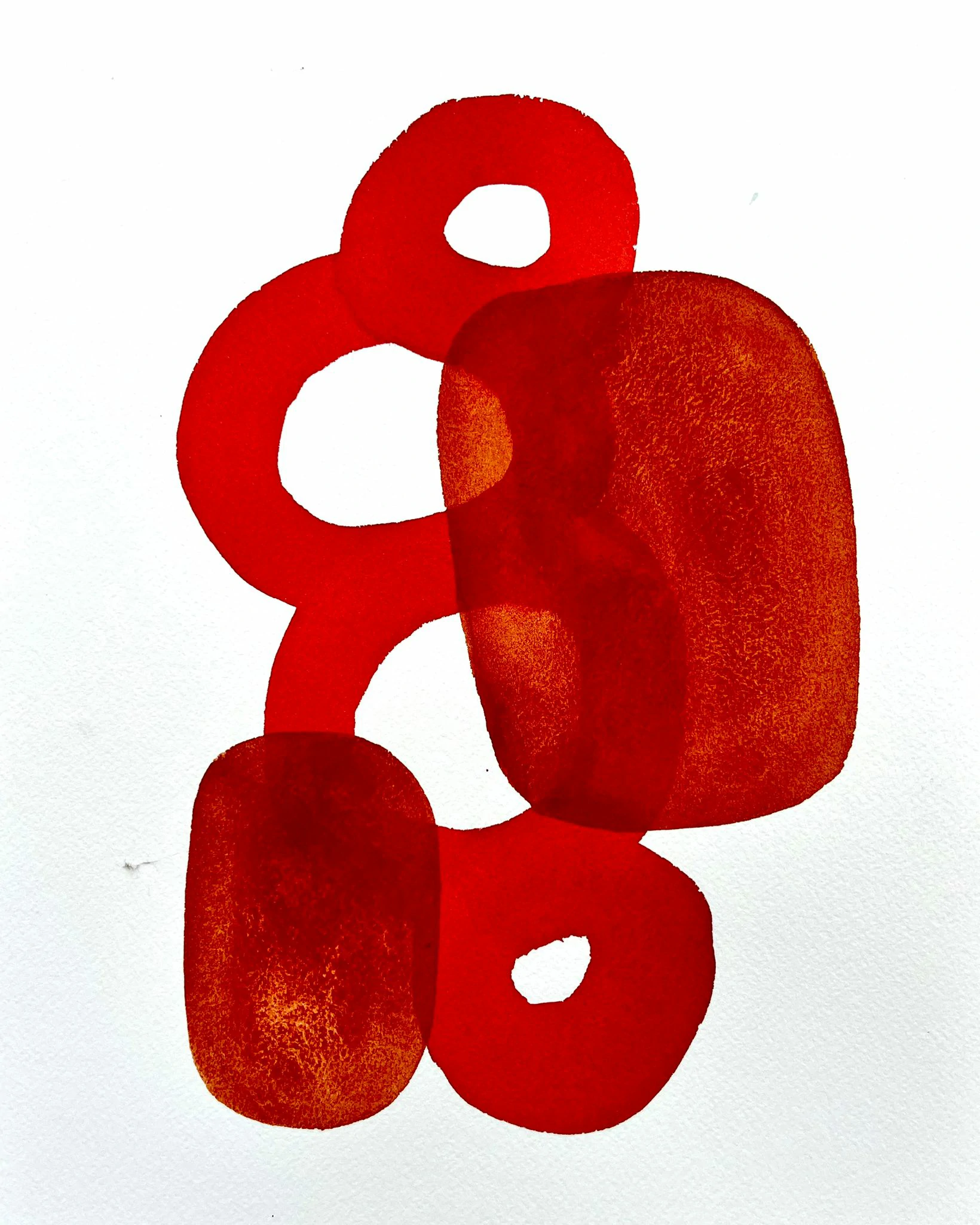 Le temps qui passe 07, Mai 2026, aquarelle, 24×30 cm