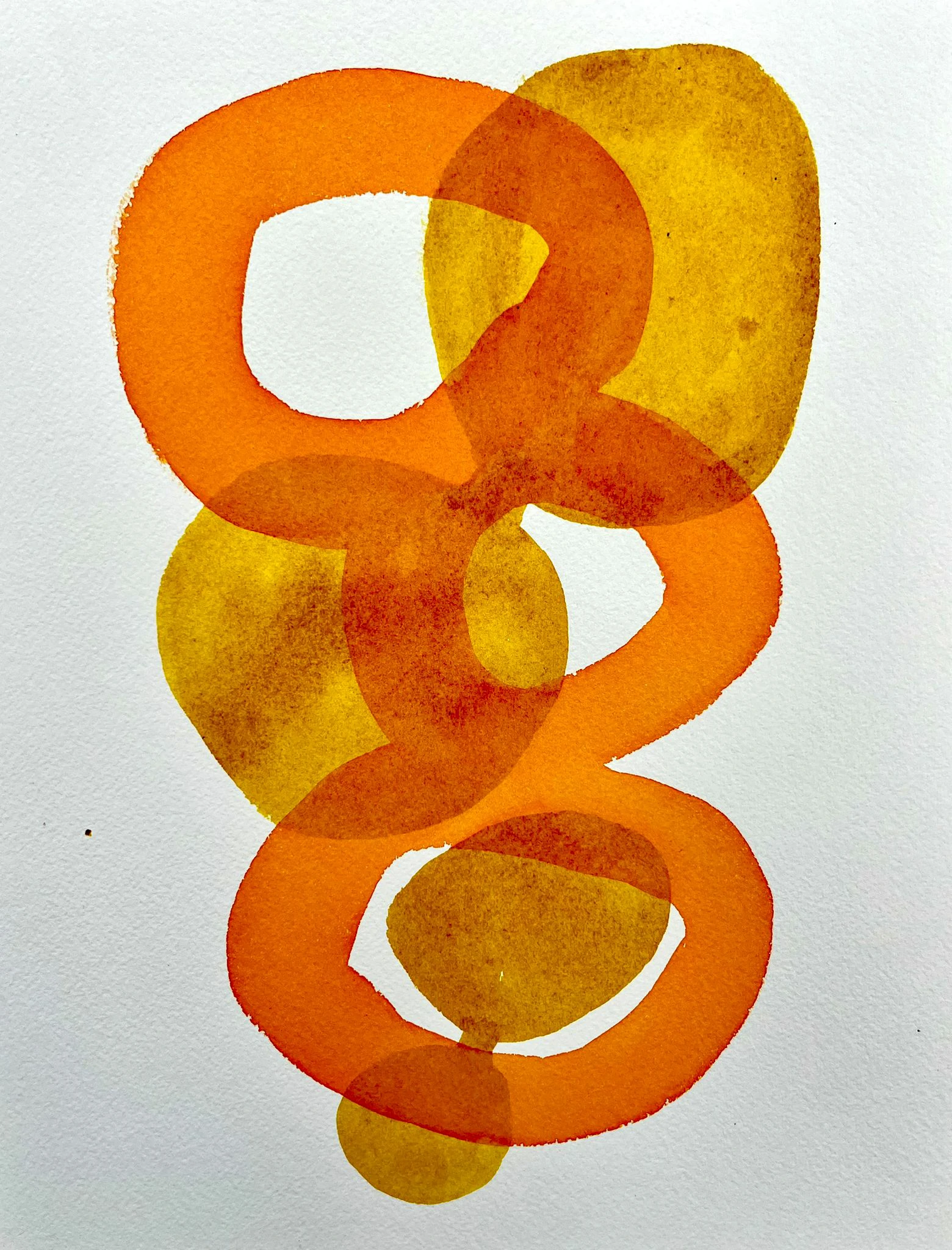 Le temps qui passe 08, Mai 2026, aquarelle, 24×30 cm